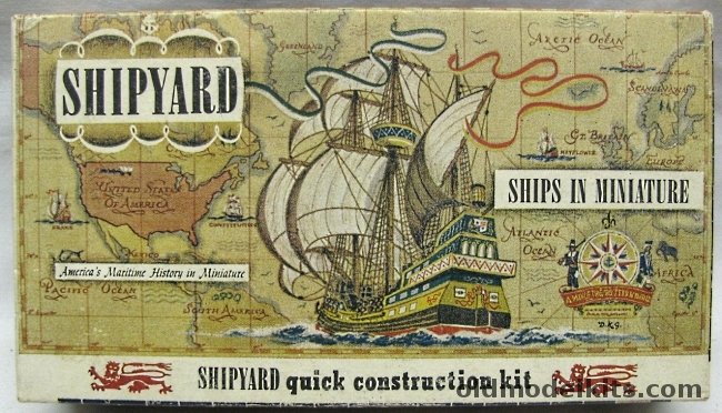 Gowland & Gowland Golden Hind Shipyard Ships in Miniature plastic model kit